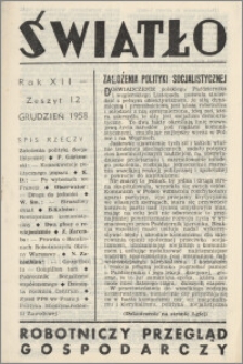 Światło 1958, R. 12 z. 12