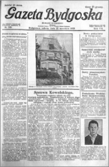 Gazeta Bydgoska 1928.09.22 R.7 nr 219