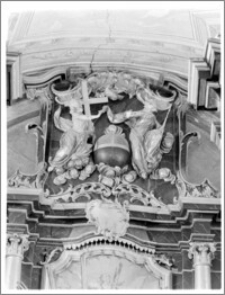 Opatów – Klasztor OO. Bernardynów [fragment ołtarza głównego] 1991