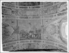 Łowicz. Kaplica Św. Karola Boromeusza [muzeum]. Fragment malowideł na sklepieniu