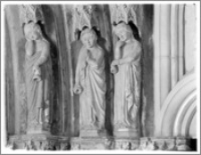 Malbork. Zespół zamkowy. Zamek Wysoki. Kościół pw. Najświętszej Maryi Panny. Portal główny, tzw. Złota Brama - fragment