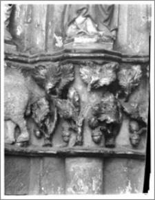 Malbork. Zespół zamkowy. Zamek Wysoki. Kościół pw. Najświętszej Maryi Panny. Portal główny, tzw. Złota Brama - fragment