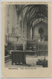 Marienburg. Kirche, Blick aus dem Chor