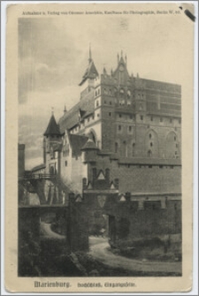 Marienburg, hochschloß, Eingangsseite