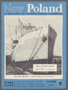New Poland : a magazine of British-Polish interests / by Friends of Democratic Poland 1947, Vol. 2 no. 10