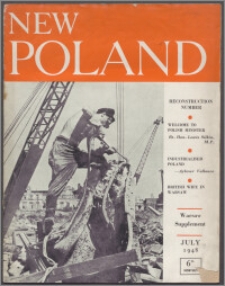 New Poland : a magazine of British-Polish interests / by Friends of Democratic Poland 1947-1948, Vol. 3 no. 9