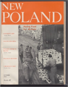 New Poland : a magazine of British-Polish interests / by Friends of Democratic Poland 1954, Vol. 9 no. 10