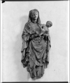 Włocławek. Bazylika katedralna Wniebowzięcia NMP. Wnętrze. Figura Matki Boskiej