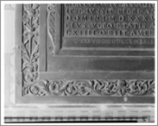 Włocławek. Bazylika katedralna Wniebowzięcia NMP. Wnętrze. Epitafium bp Jana Karnkowskiego - fragment