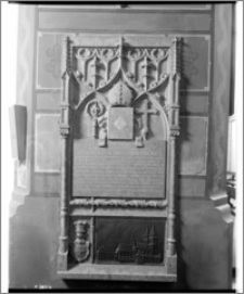 Włocławek. Bazylika katedralna Wniebowzięcia NMP. Wnętrze. Epitafium bp Aleksandra Bereśniewicza