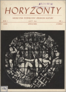 Horyzonty : miesięcznik poświęcony sprawom kultury 1946, R. 1 nr 2