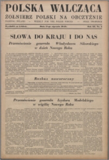 Polska Walcząca - Żołnierz Polski na Obczyźnie 1941.01.11, R. 3 nr 2