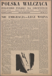 Polska Walcząca - Żołnierz Polski na Obczyźnie 1941.02.01, R. 3 nr 5