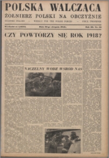 Polska Walcząca - Żołnierz Polski na Obczyźnie 1941.08.16, R. 3 nr 33