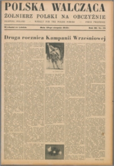 Polska Walcząca - Żołnierz Polski na Obczyźnie 1941.08.30, R. 3 nr 35