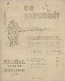 Co Słychać : tygodnik zawierający streszczenia książek i artykułów ... 1941, R. 2 nr 3