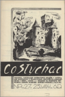 Co Słychać : tygodnik zawierający streszczenia książek i artykułów ... 1941, R. 2 nr 27