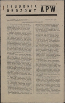 Tygodnik Obozowy APW 1946, R. 3 nr 3 (95)