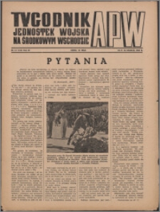 Tygodnik Jednostek Wojska na Środkowym Wschodzie 1946, R. 3 nr 12 (104)