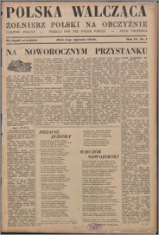 Polska Walcząca - Żołnierz Polski na Obczyźnie 1942.01.03, R. 4 nr 1