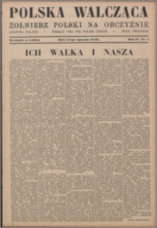 Polska Walcząca - Żołnierz Polski na Obczyźnie 1942.01.24, R. 4 nr 4