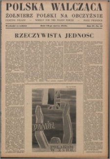 Polska Walcząca - Żołnierz Polski na Obczyźnie 1942.03.28, R. 4 nr 13