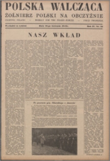 Polska Walcząca - Żołnierz Polski na Obczyźnie 1942.04.18, R. 4 nr 16