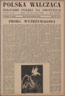 Polska Walcząca - Żołnierz Polski na Obczyźnie 1942.04.25, R. 4 nr 17