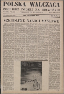 Polska Walcząca - Żołnierz Polski na Obczyźnie 1942.08.01, R. 4 nr 31