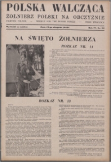 Polska Walcząca - Żołnierz Polski na Obczyźnie 1942.08.15, R. 4 nr 33