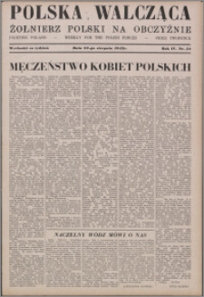 Polska Walcząca - Żołnierz Polski na Obczyźnie 1942.08.22, R. 4 nr 34