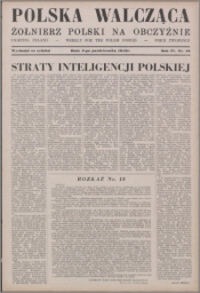 Polska Walcząca - Żołnierz Polski na Obczyźnie 1942.10.03, R. 4 nr 40