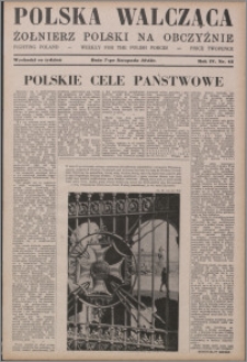 Polska Walcząca - Żołnierz Polski na Obczyźnie 1942.11.07, R. 4 nr 45