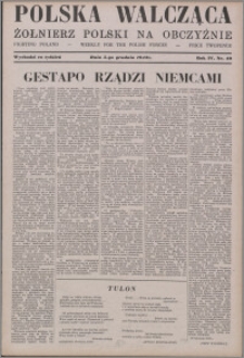 Polska Walcząca - Żołnierz Polski na Obczyźnie 1942.12.05, R. 4 nr 49
