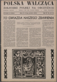 Polska Walcząca - Żołnierz Polski na Obczyźnie 1942.12.24-1942.12.31, R. 4 nr 52-53