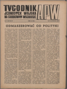 Tygodnik Jednostek Wojska na Środkowym Wschodzie 1946, R. 3 nr 17 (109)