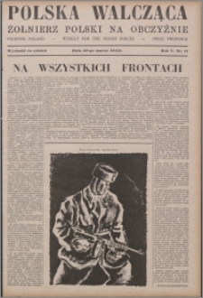 Polska Walcząca - Żołnierz Polski na Obczyźnie 1943.03.20, R. 5 nr 11