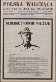 Polska Walcząca - Żołnierz Polski na Obczyźnie 1943.07.10, R. 5 nr 27