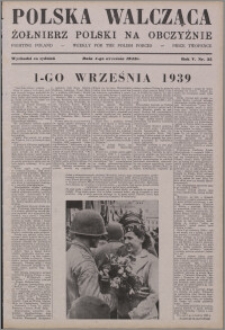 Polska Walcząca - Żołnierz Polski na Obczyźnie 1943.09.04, R. 5 nr 35