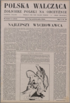 Polska Walcząca - Żołnierz Polski na Obczyźnie 1943.10.09, R. 5 nr 40