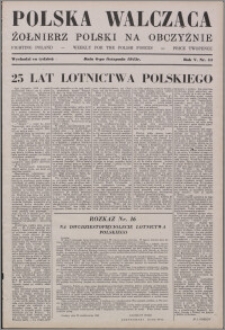 Polska Walcząca - Żołnierz Polski na Obczyźnie 1943.11.06, R. 5 nr 44