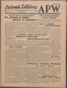 Dziennik Żołnierza APW : polska prasa obozowa 1943.10.27, R. 1 nr 37