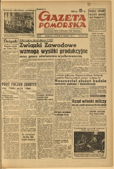 Gazeta Pomorska, 1949.08.18, R.2, nr 226