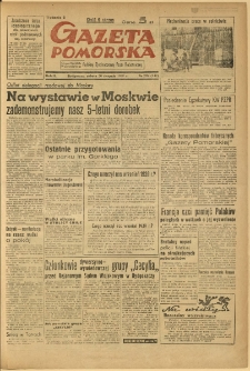 Gazeta Pomorska, 1949.08.20, R.2, nr 228