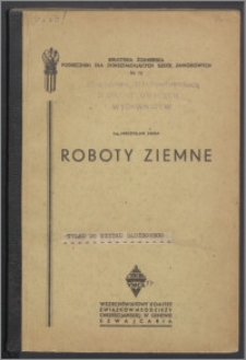 Roboty ziemne