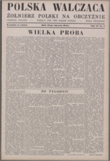 Polska Walcząca - Żołnierz Polski na Obczyźnie 1944.01.22, R. 6 nr 3