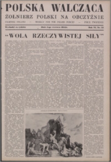 Polska Walcząca - Żołnierz Polski na Obczyźnie 1944.06.03, R. 6 nr 22