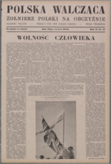 Polska Walcząca - Żołnierz Polski na Obczyźnie 1944.06.10, R. 6 nr 23