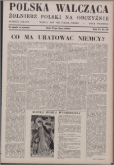 Polska Walcząca - Żołnierz Polski na Obczyźnie 1944.07.22, R. 6 nr 29