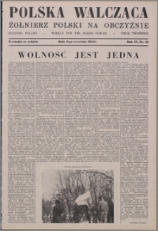 Polska Walcząca - Żołnierz Polski na Obczyźnie 1944.09.09, R. 6 nr 36